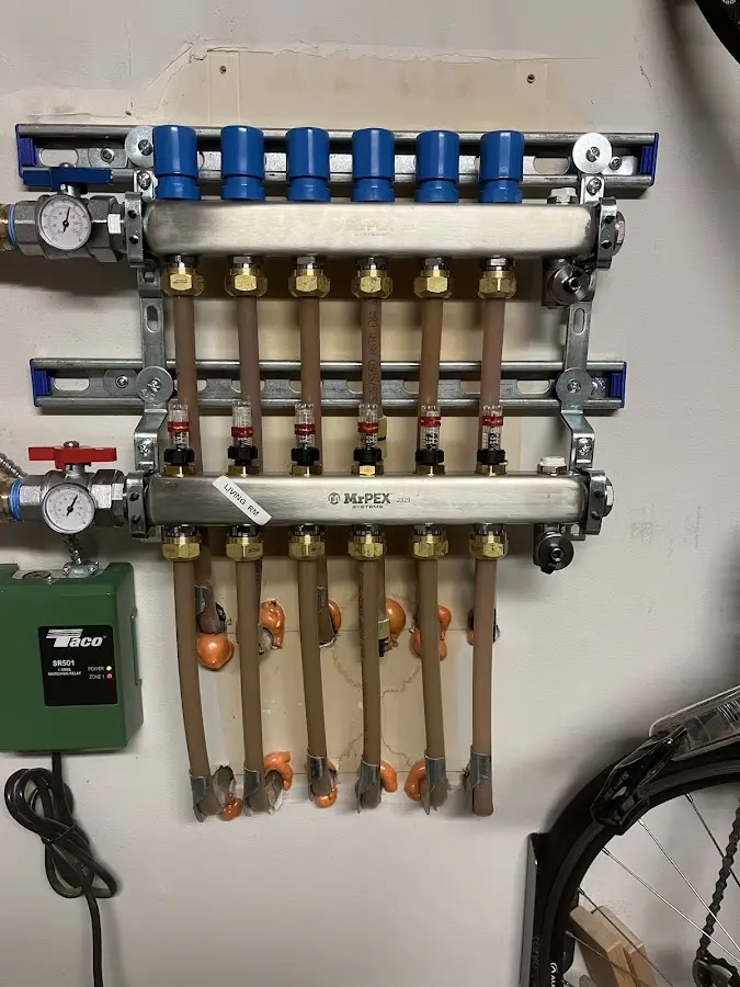 Plumber performing Leak Detection at a residential property in Fruitville